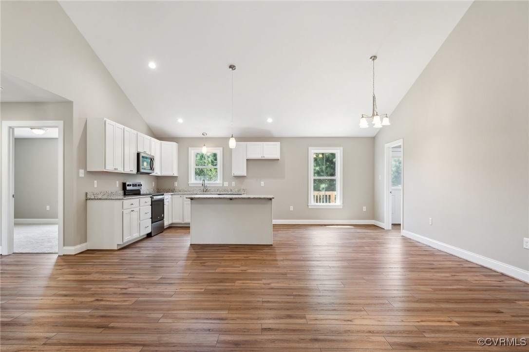 520 Salem Church Road Cumberland, VA 23040 - Photo 5 of 36 a view of kitchen with wooden floor and electronic appliances