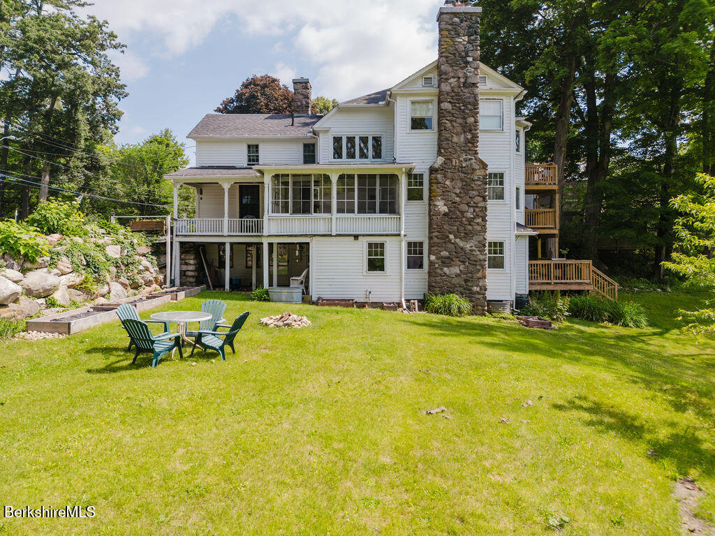 168 Main Street Sheffield, MA 01257 - Photo 2 of 55 a front view of house with yard and swimming pool