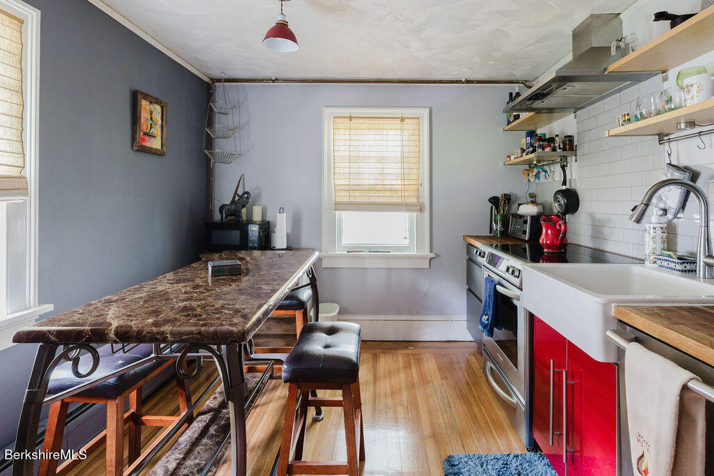 168 Main Street Sheffield, MA 01257 - Photo 34 of 55 a view of a kitchen and dining room