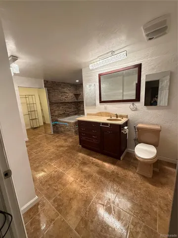 a view of a hallway with an empty room