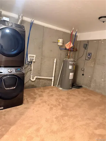 a view of storage and utility room