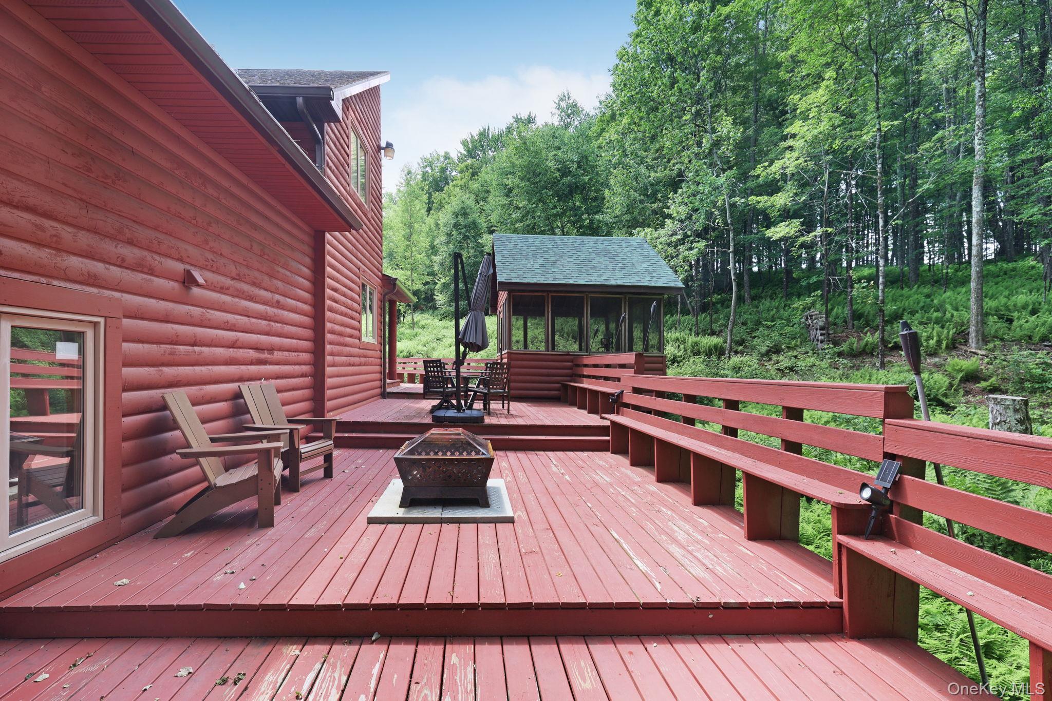 993 Hurd Road Jeffersonville, NY 12748 - Photo 7 of 49 front deck with views