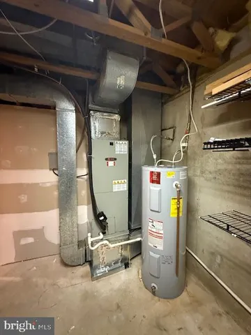 a view of a bench in the garden