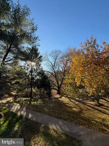a view of a room with rack on the wall