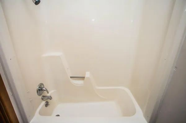 a view of workspace with wooden floor