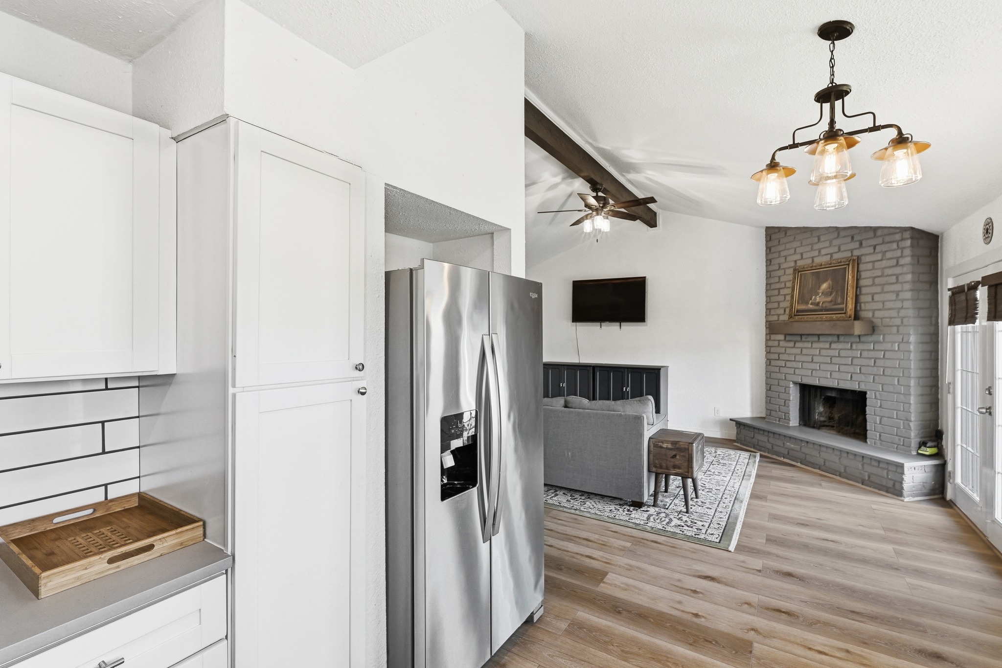 5610 Fence Row Austin, TX 78744 - Photo 11 of 26 Check out the pantry next to the fridge!