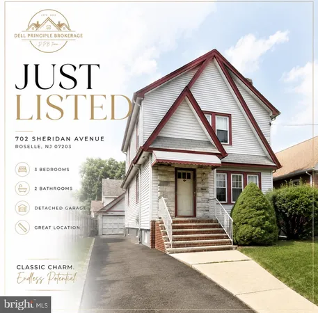 $495,000 | 702 Sheridan Avenue, Roselle, NJ 07203