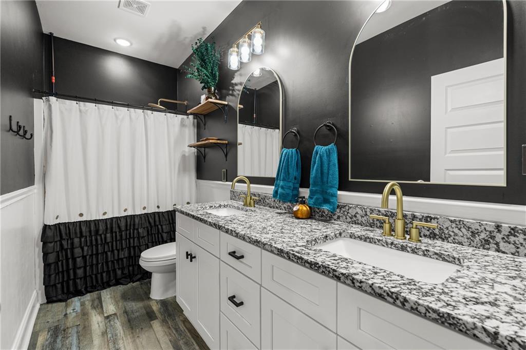 3696 Lee Road Salem, AL 36874 - Photo 28 of 36 Dual vanity with granite countertops and undermount sinks