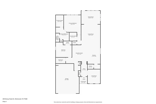 $399,000 | 459 Emory Peak Drive, Richmond, TX 77469