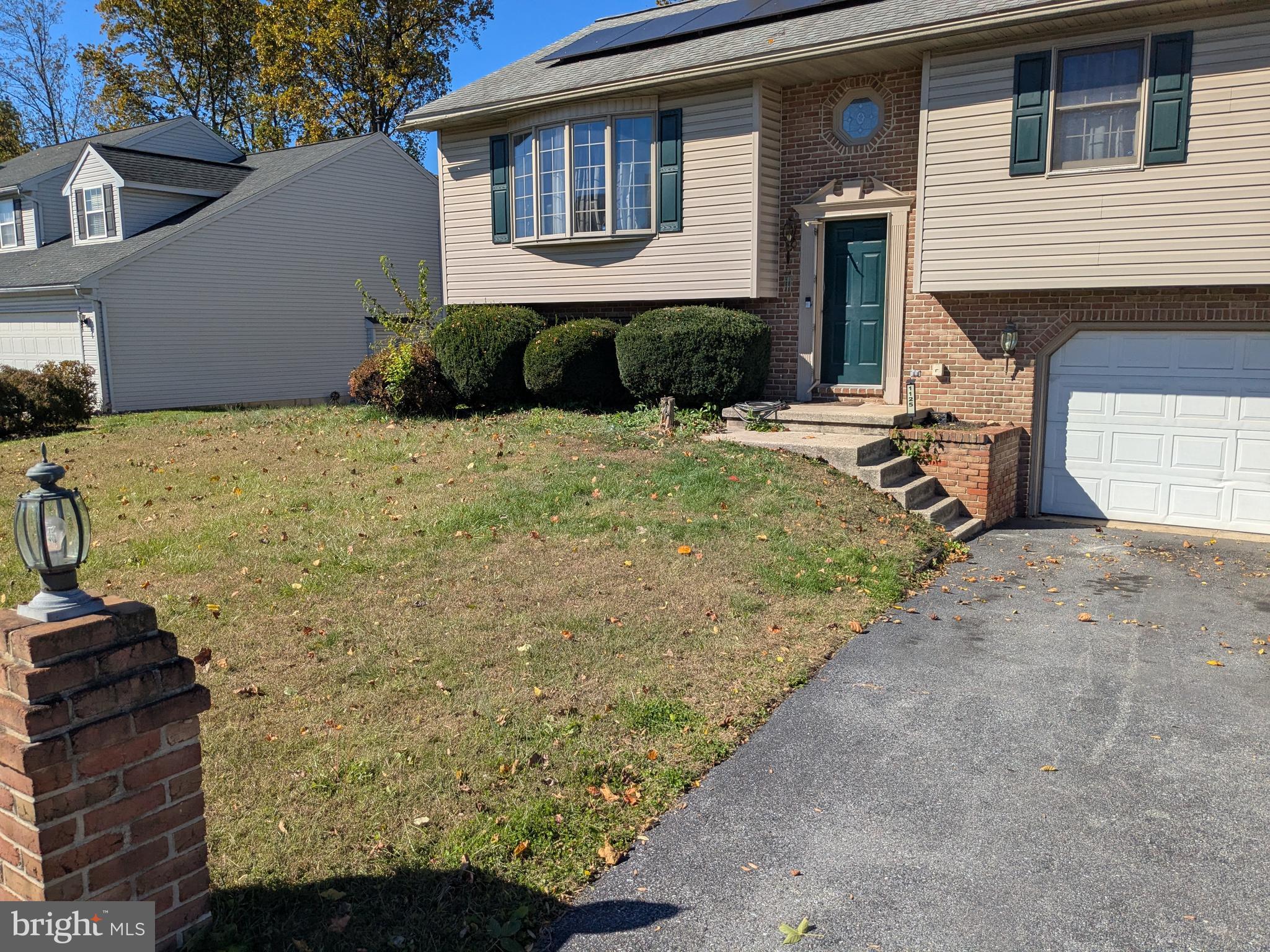 a backyard of a house
