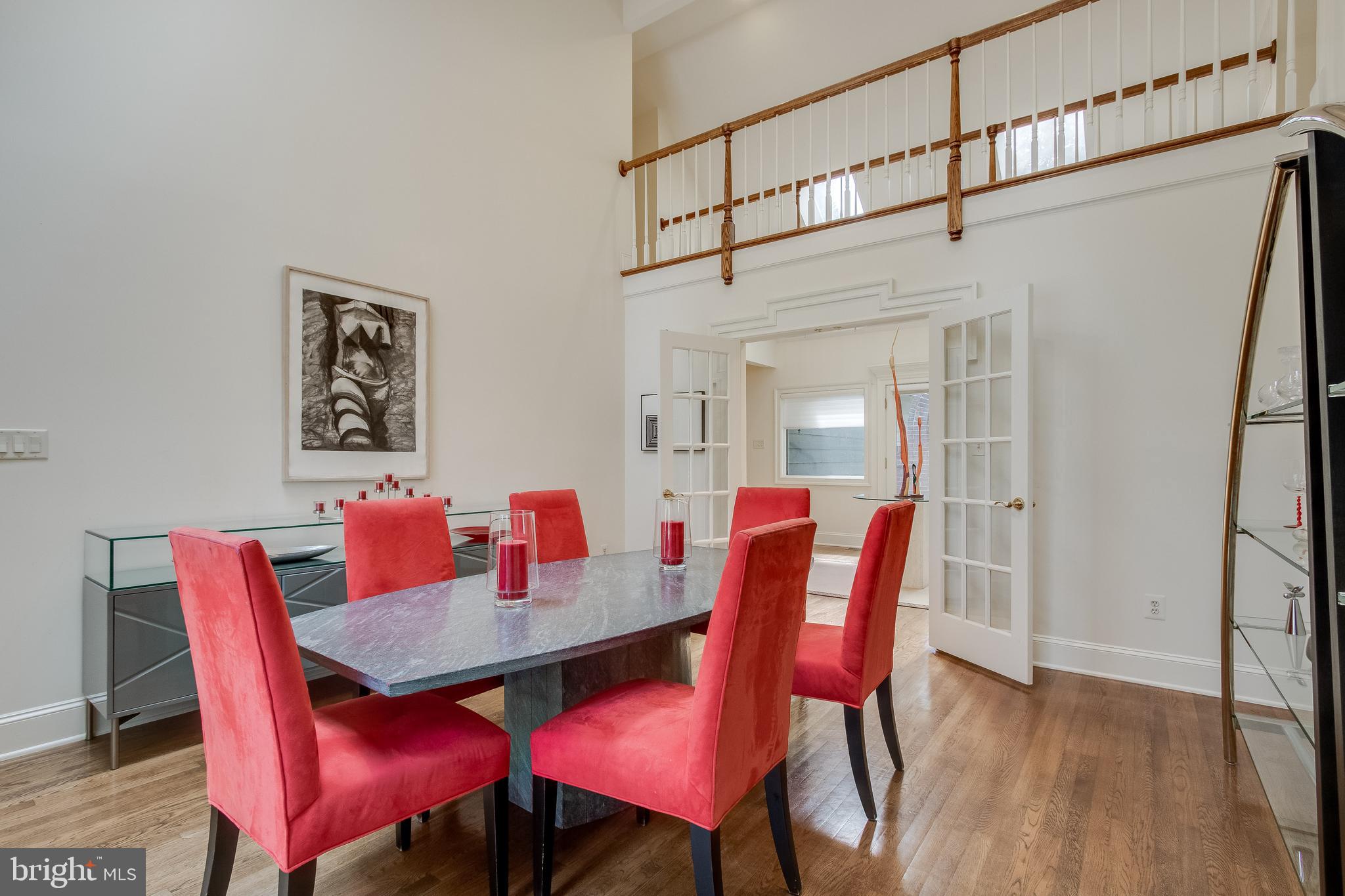 7346 Hooking Road McLean, VA 22101 - Photo 11 of 53 Dining Rm with view of french door entrance.