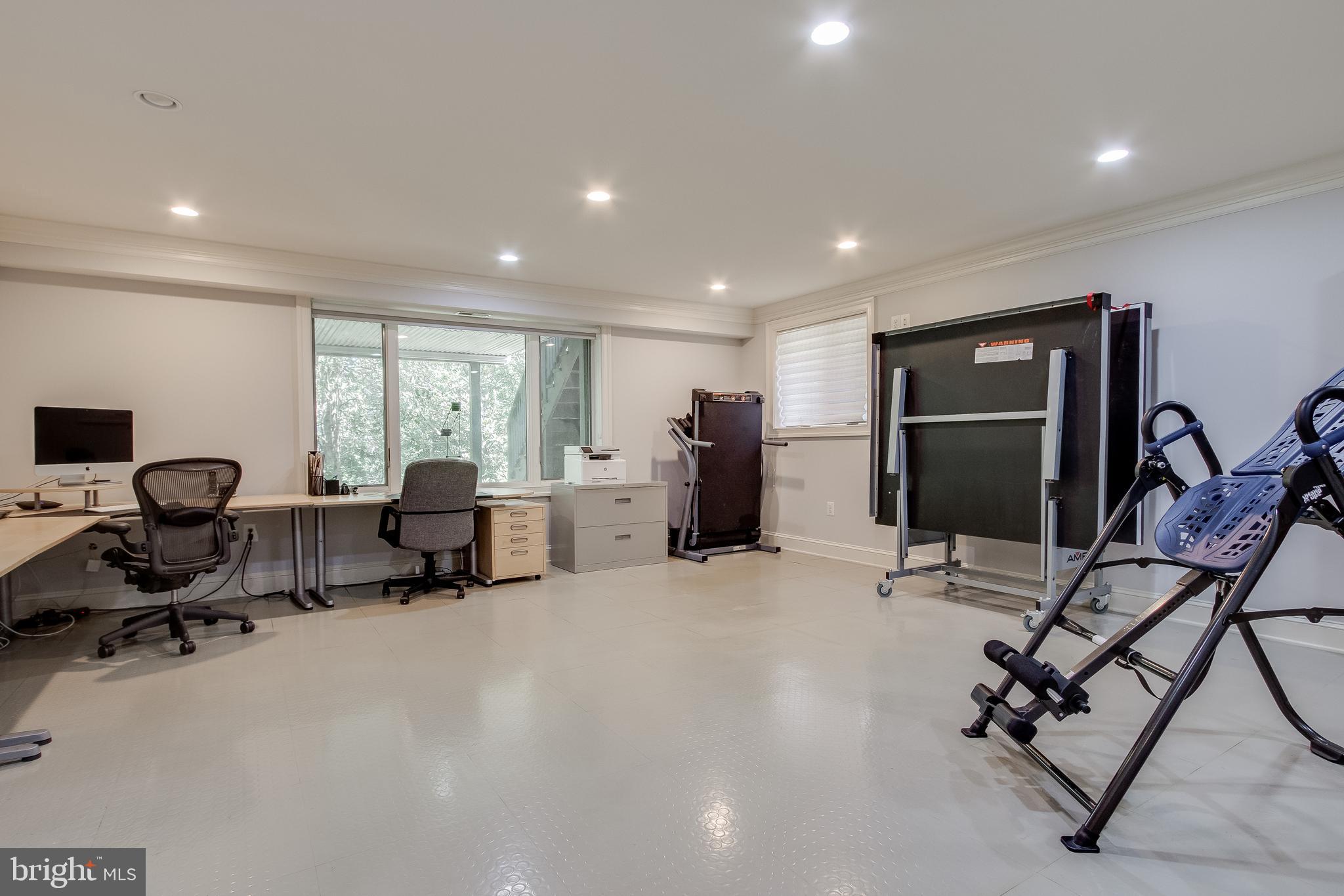 7346 Hooking Road McLean, VA 22101 - Photo 39 of 53 room for exercise, office & even pingpong