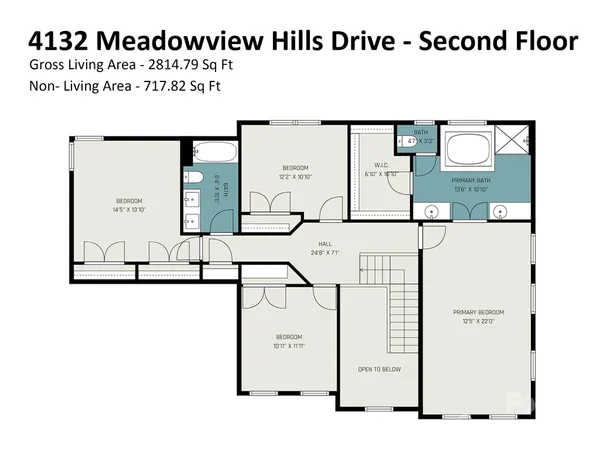 $510,000 | 4132 Meadowview Hills Drive, Charlotte, NC 28269