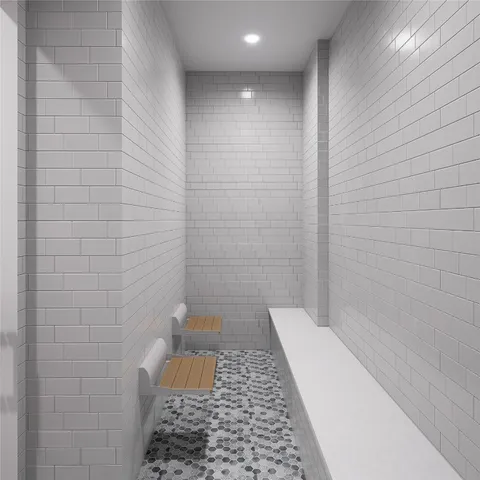 a view of kitchen and washer and dryer