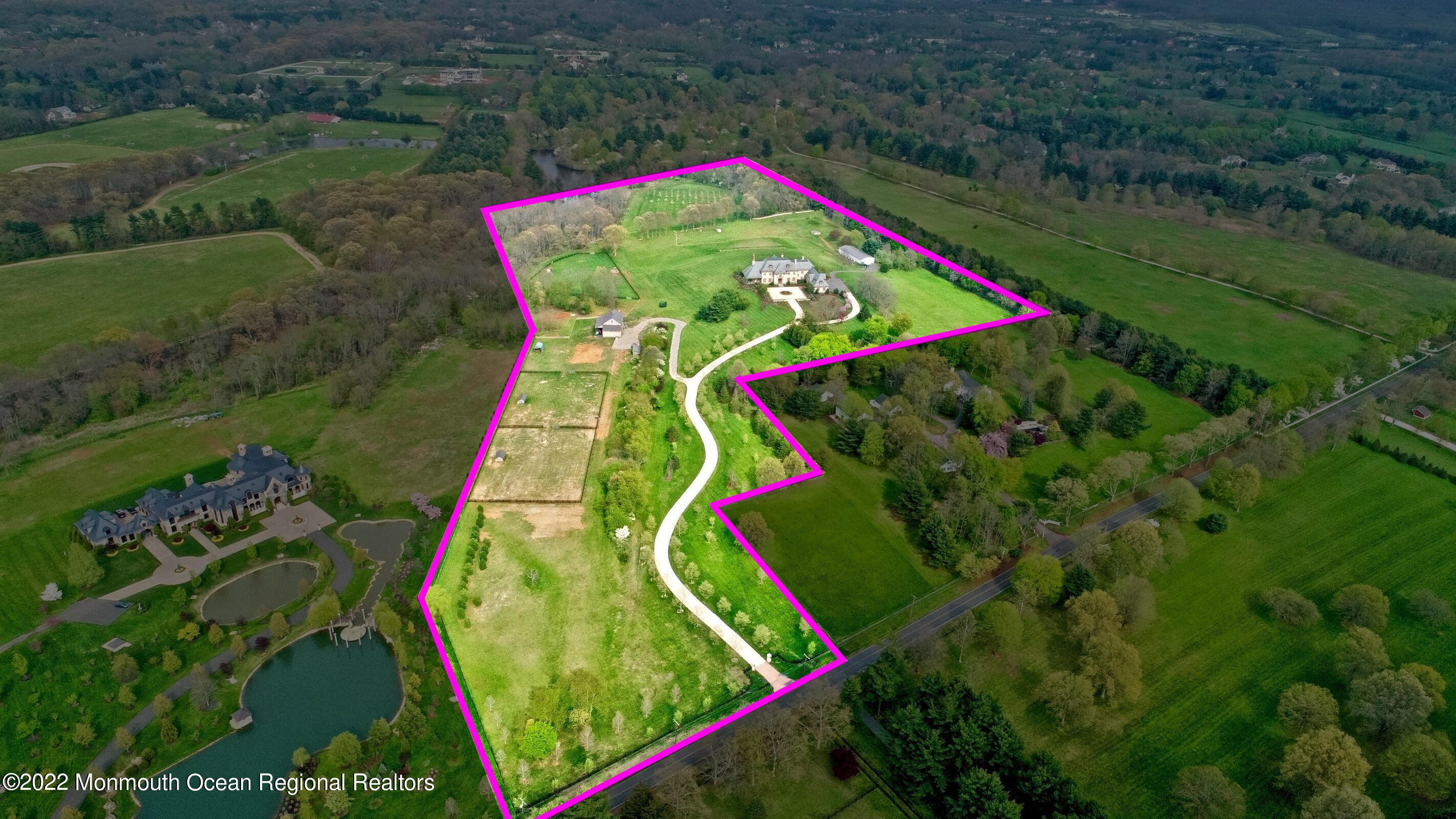 88 Montrose Road Colts Neck, NJ 07722 - Photo 17 of 18 Property outline dark copy