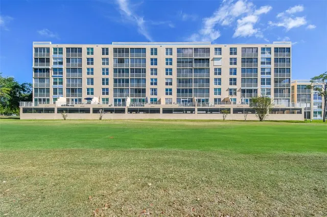 a view of a city with tall buildings