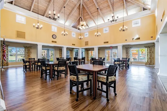 a room with furniture and windows