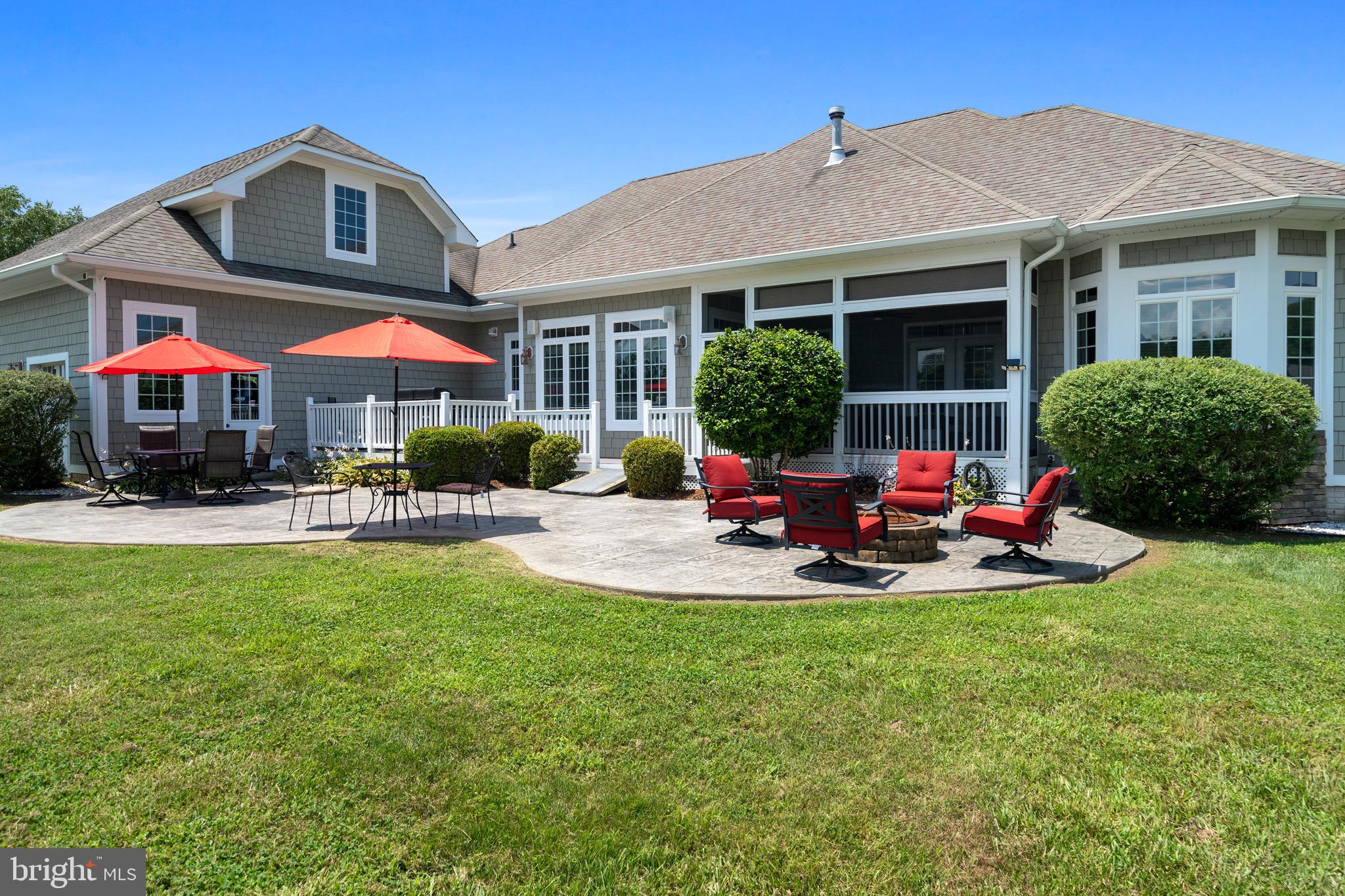 4160 Chaneyville Road Owings, MD 20736 - Photo 29 of 98 a view of a house with a yard patio and fire pit