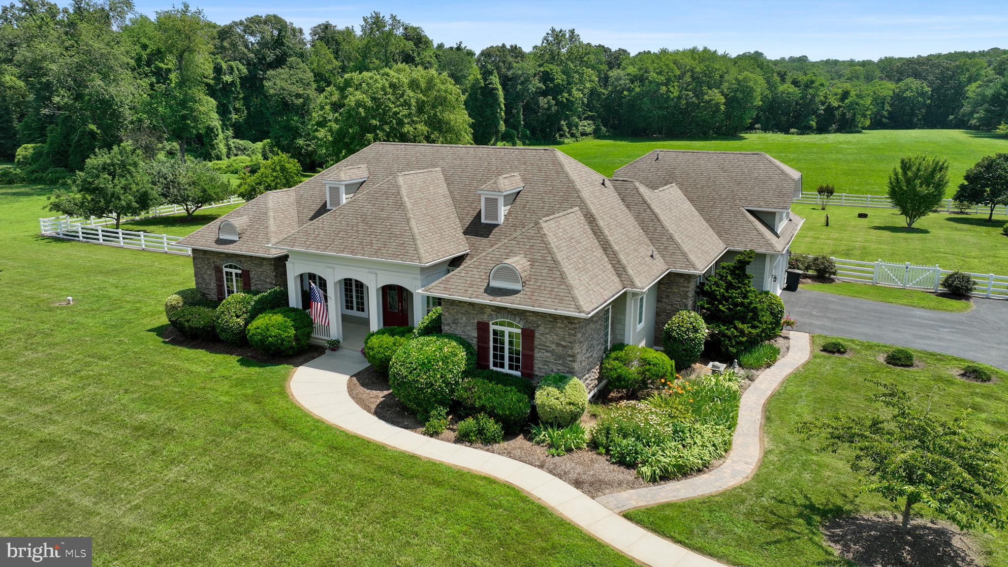 4160 Chaneyville Road Owings, MD 20736 - Photo 65 of 98 an aerial view of a house with a big yard