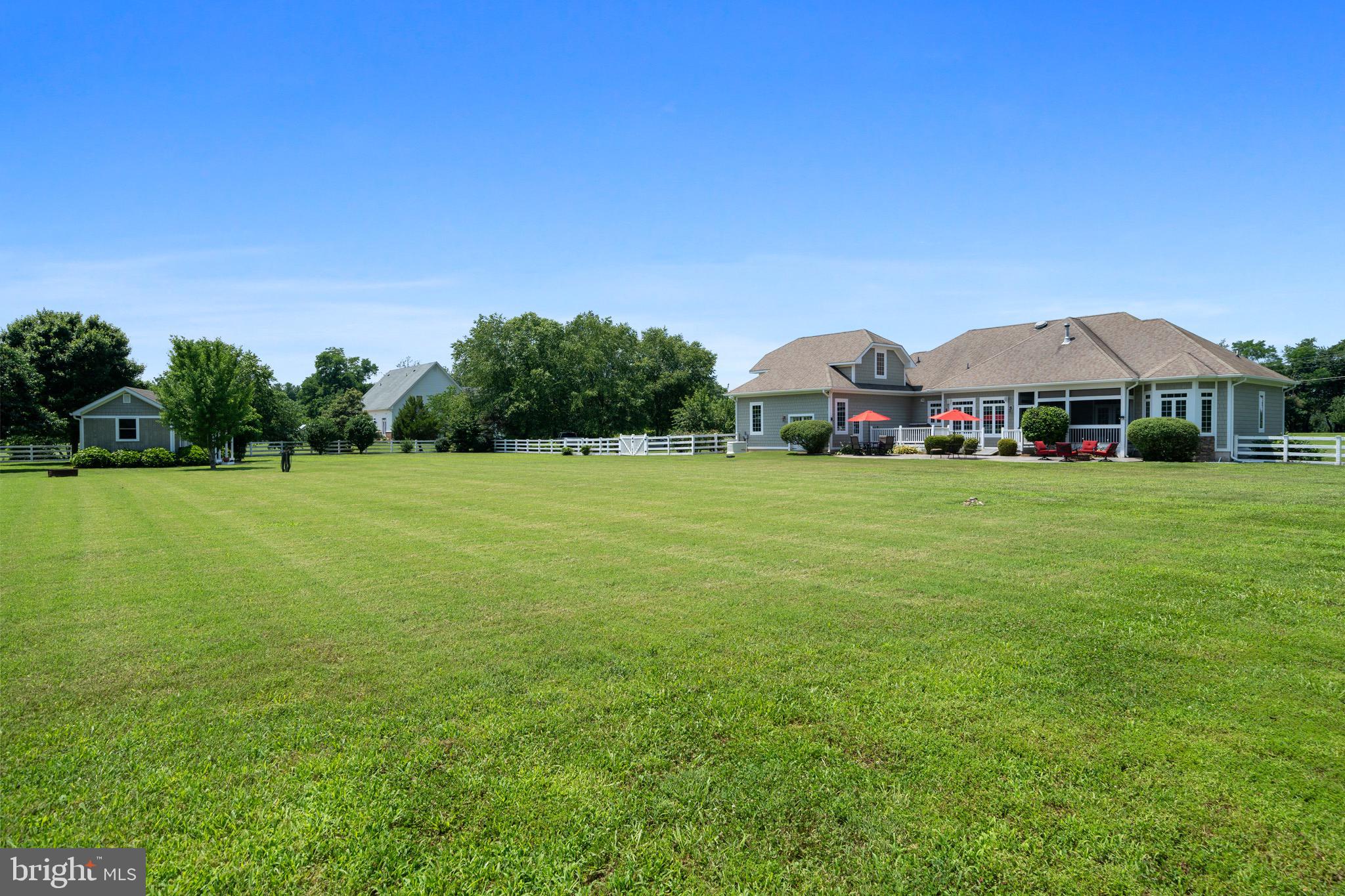 4160 Chaneyville Road Owings, MD 20736 - Photo 88 of 98 a view of a garden with a house in the background