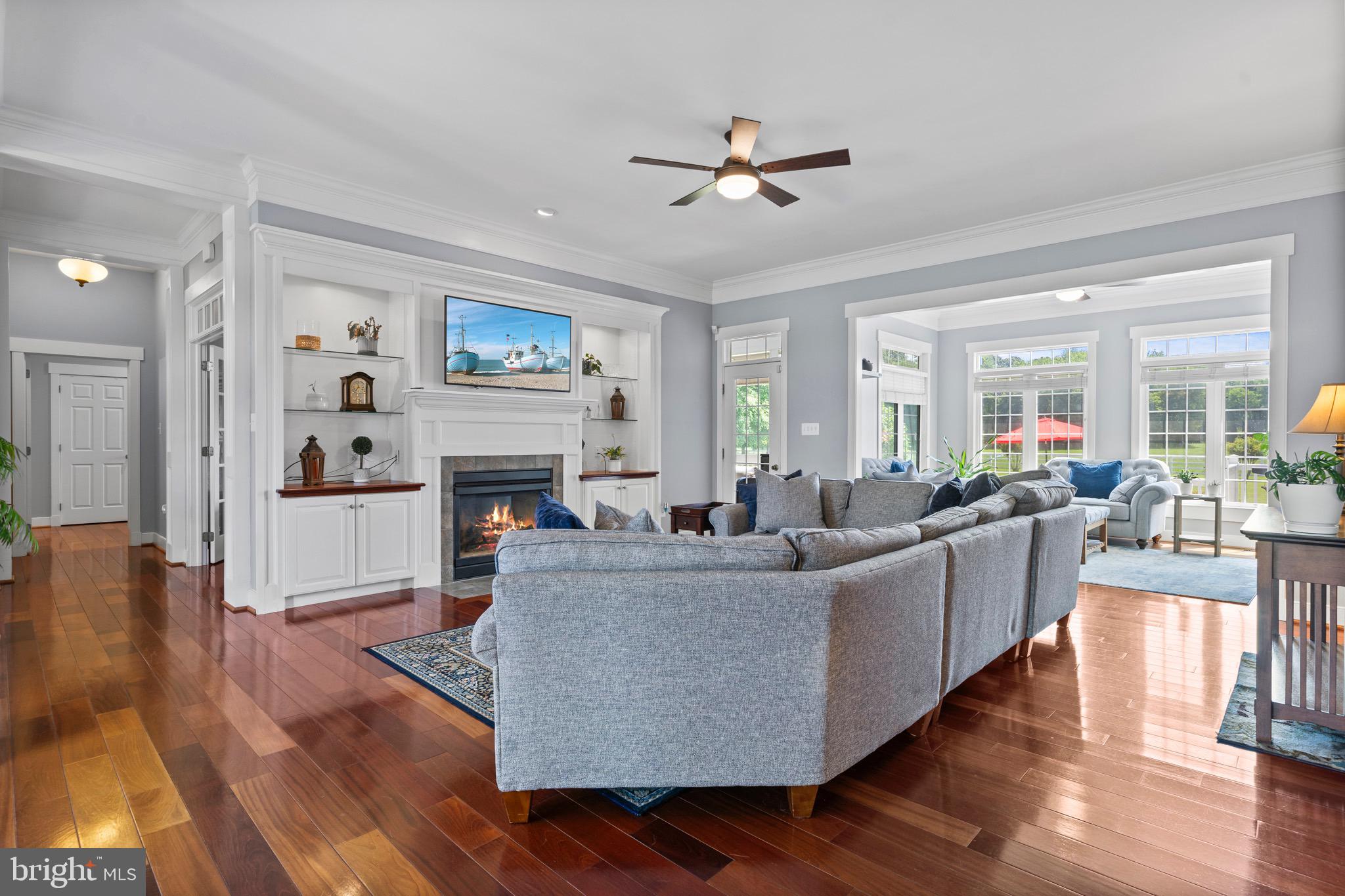 4160 Chaneyville Road Owings, MD 20736 - Photo 9 of 98 Family room w/ engineered hardwood floors