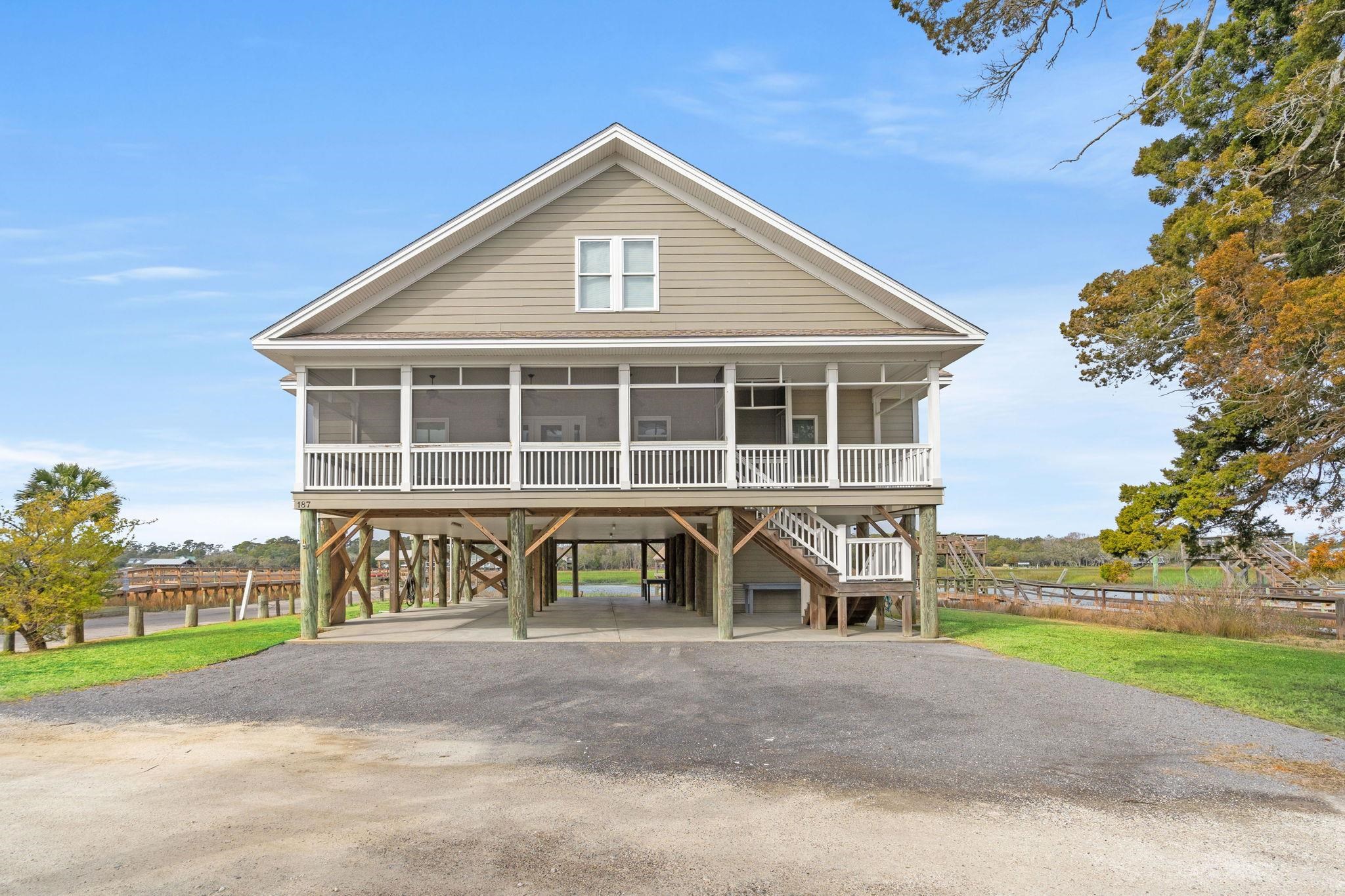 187 Myrtle Avenue Pawleys Island, SC 29585 - Photo 8 of 43 Left Side View