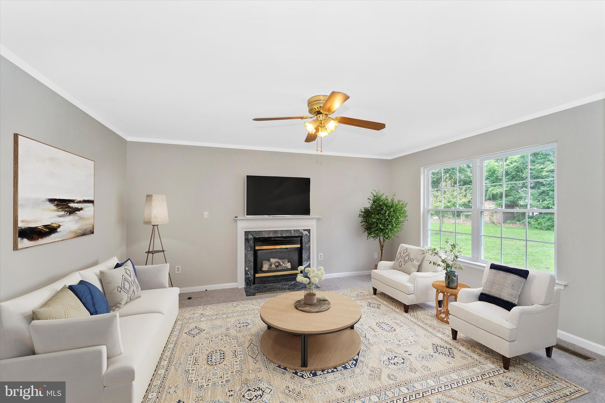 6385 Waterloo Road Elkridge, MD 21075 - Photo 2 of 36 Family room (virtually staged)