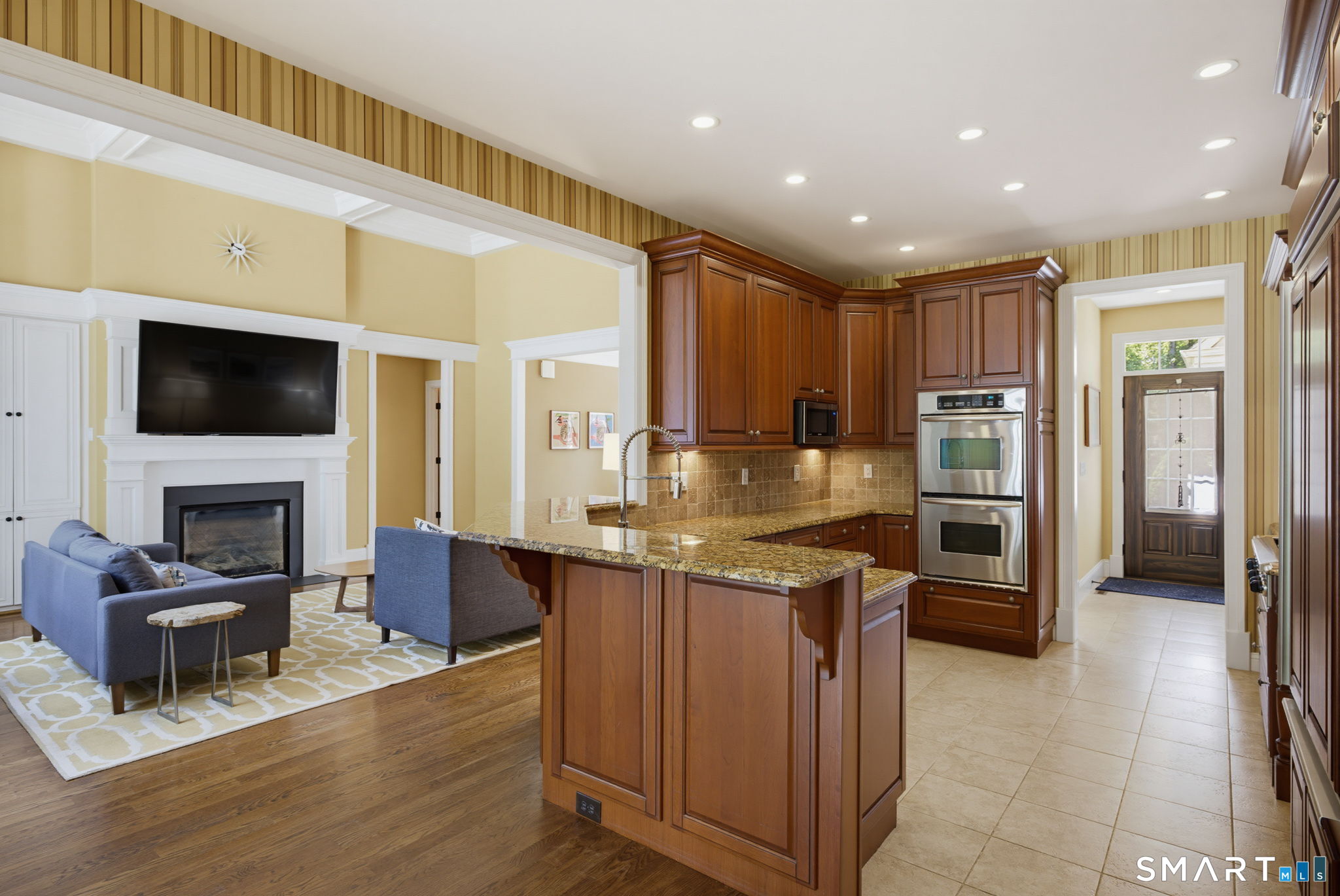 158 Appian Way Coventry, CT 06238 - Photo 15 of 40 a kitchen with stainless steel appliances granite countertop a refrigerator and a stove top oven