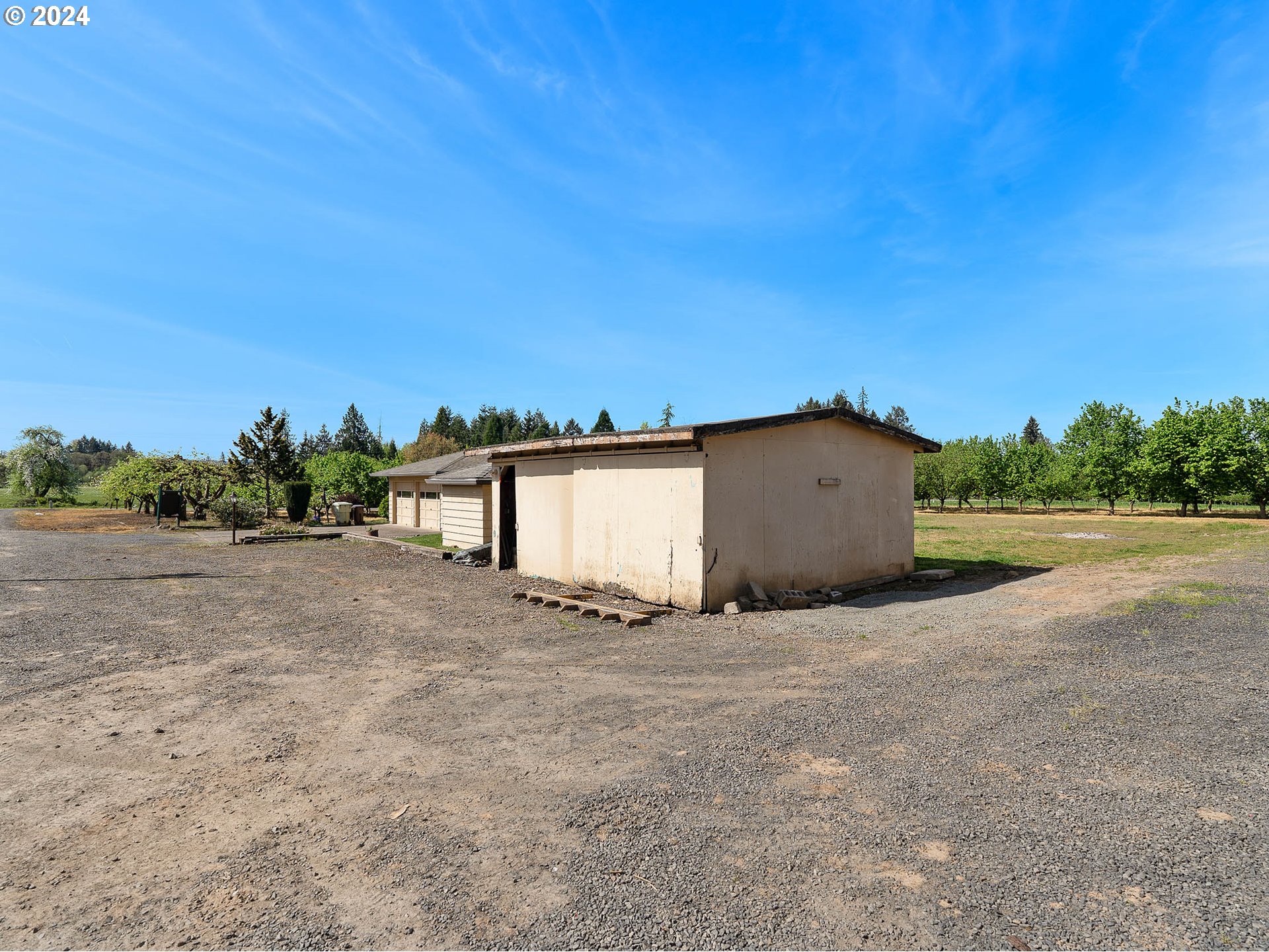 23865 Southwest Tile Flat Road Hillsboro, OR 97123 - Photo 30 of 36 a view of a field with an house in background