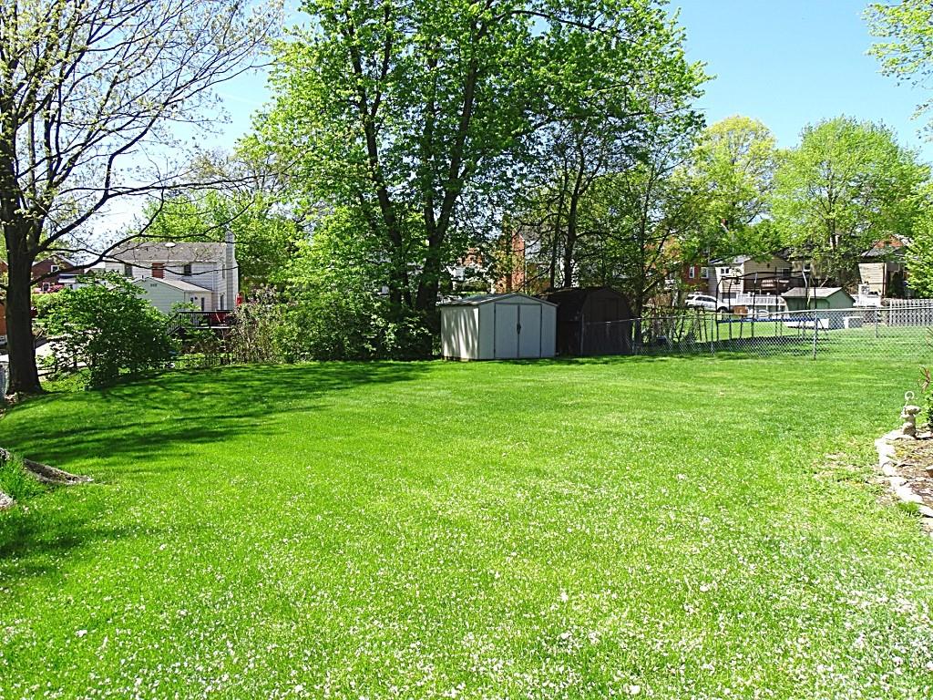 394 Rockhill Road Pittsburgh, PA 15243 - Photo 23 of 25 Beautiful back yard with storage shed.
