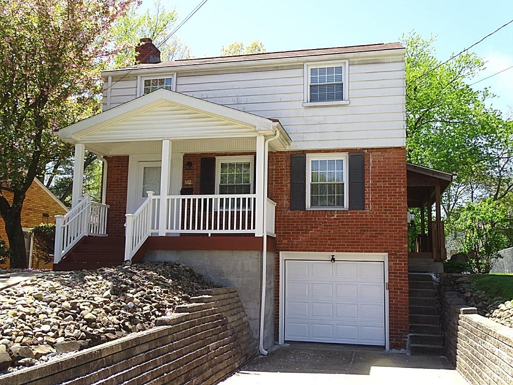 394 Rockhill Road Pittsburgh, PA 15243 - Photo 3 of 25 Darling 2 story brick home in neutral, move-in condition with welcoming, covered front porch!