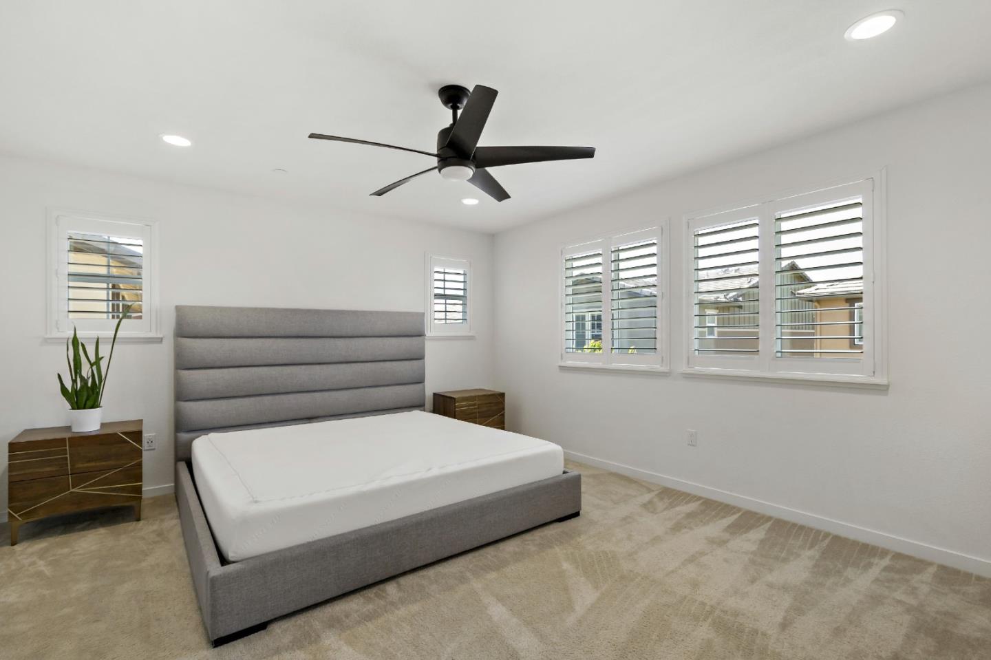 113 Willowrun Way Oakley, CA 94561 - Photo 34 of 63 a bedroom with a bed and ceiling fan