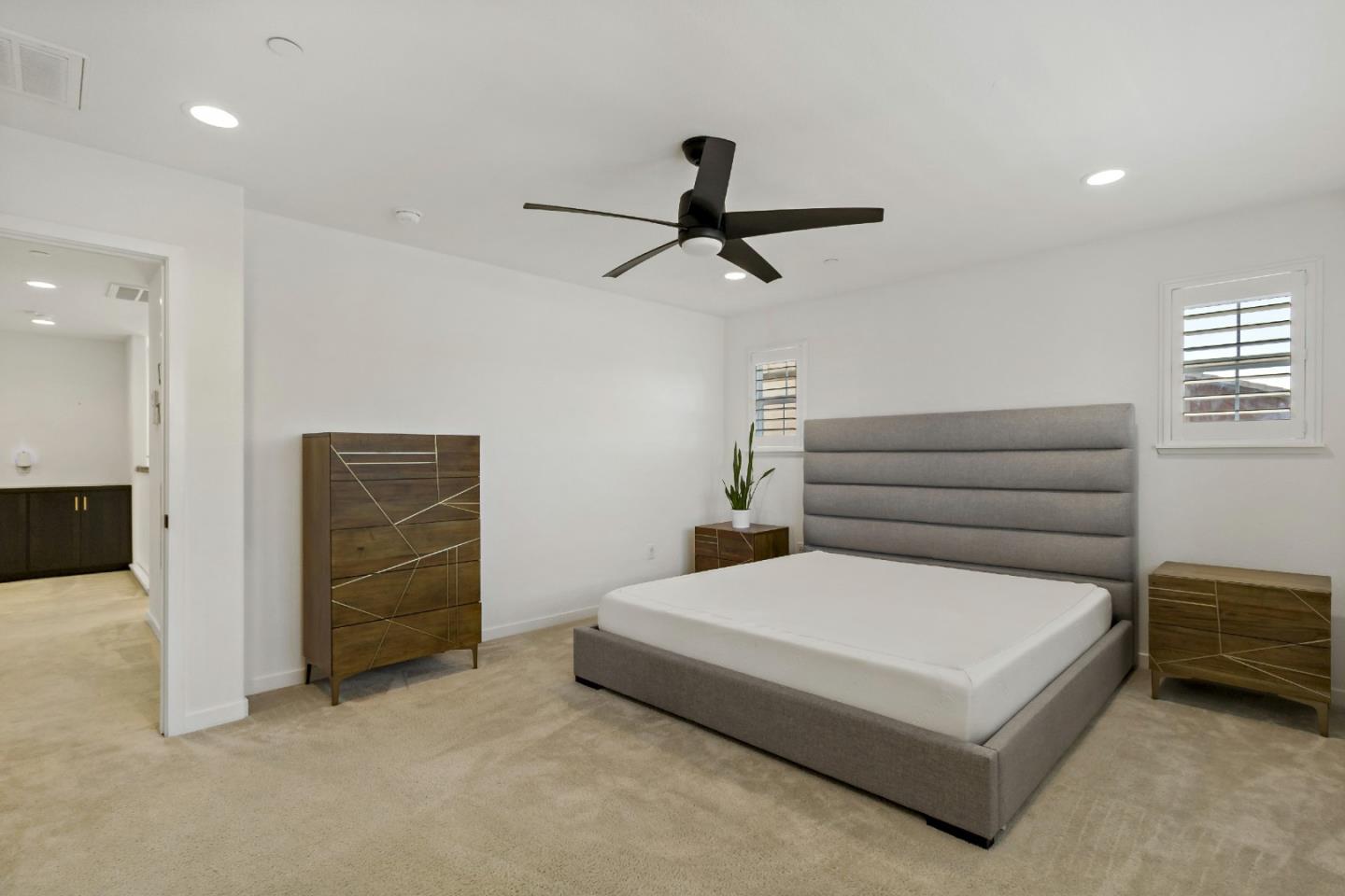 113 Willowrun Way Oakley, CA 94561 - Photo 35 of 63 a bedroom with a bed and a ceiling fan