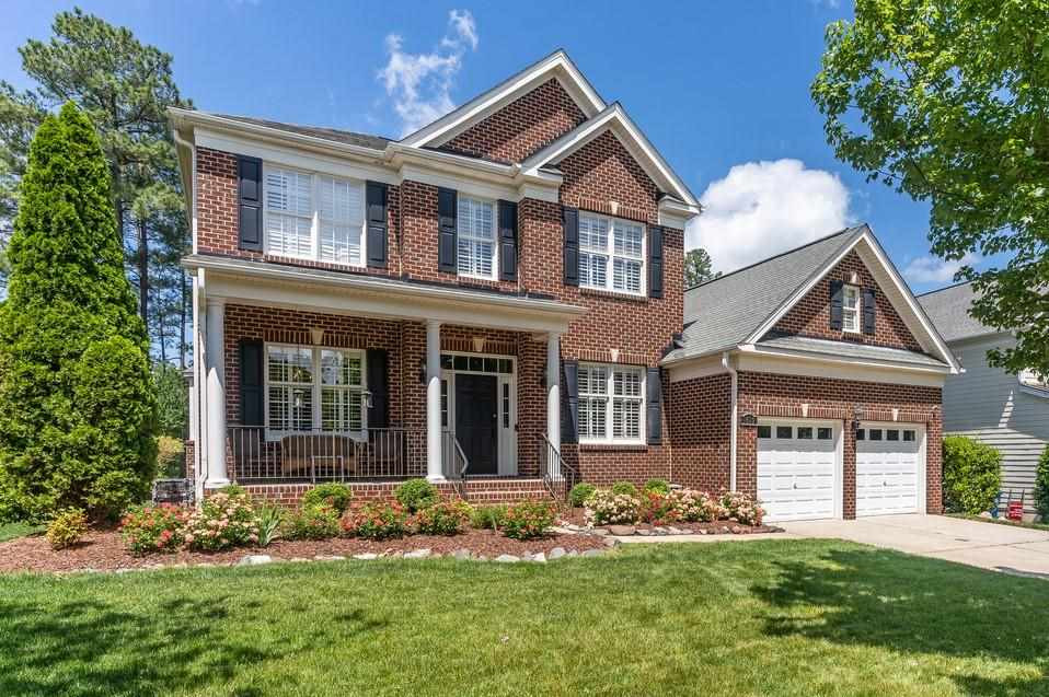 9629 Heathermill Lane Raleigh, NC 27617 - Photo 1 of 28 Front lawn, landscaped with irrigation system. Exterior Front