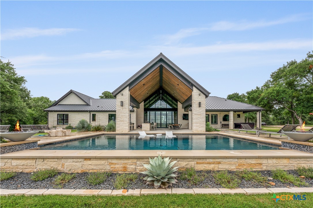 19102 Post Oak Road Bartlett, TX 76511 - Photo 40 of 43 a front view of a house with a yard