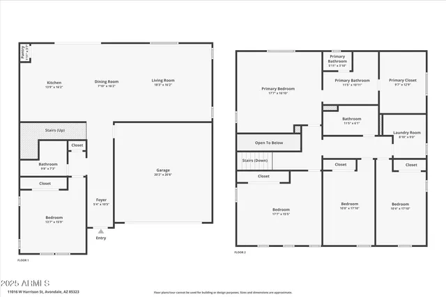 $540,000 | 11016 West Harrison Street, Avondale, AZ 85323