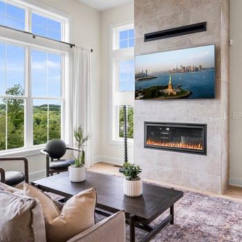 5111 Teaberry Lane, Unit 1 Fishkill, NY 12524 - Photo 4 of 7 a living room with furniture and a fireplace