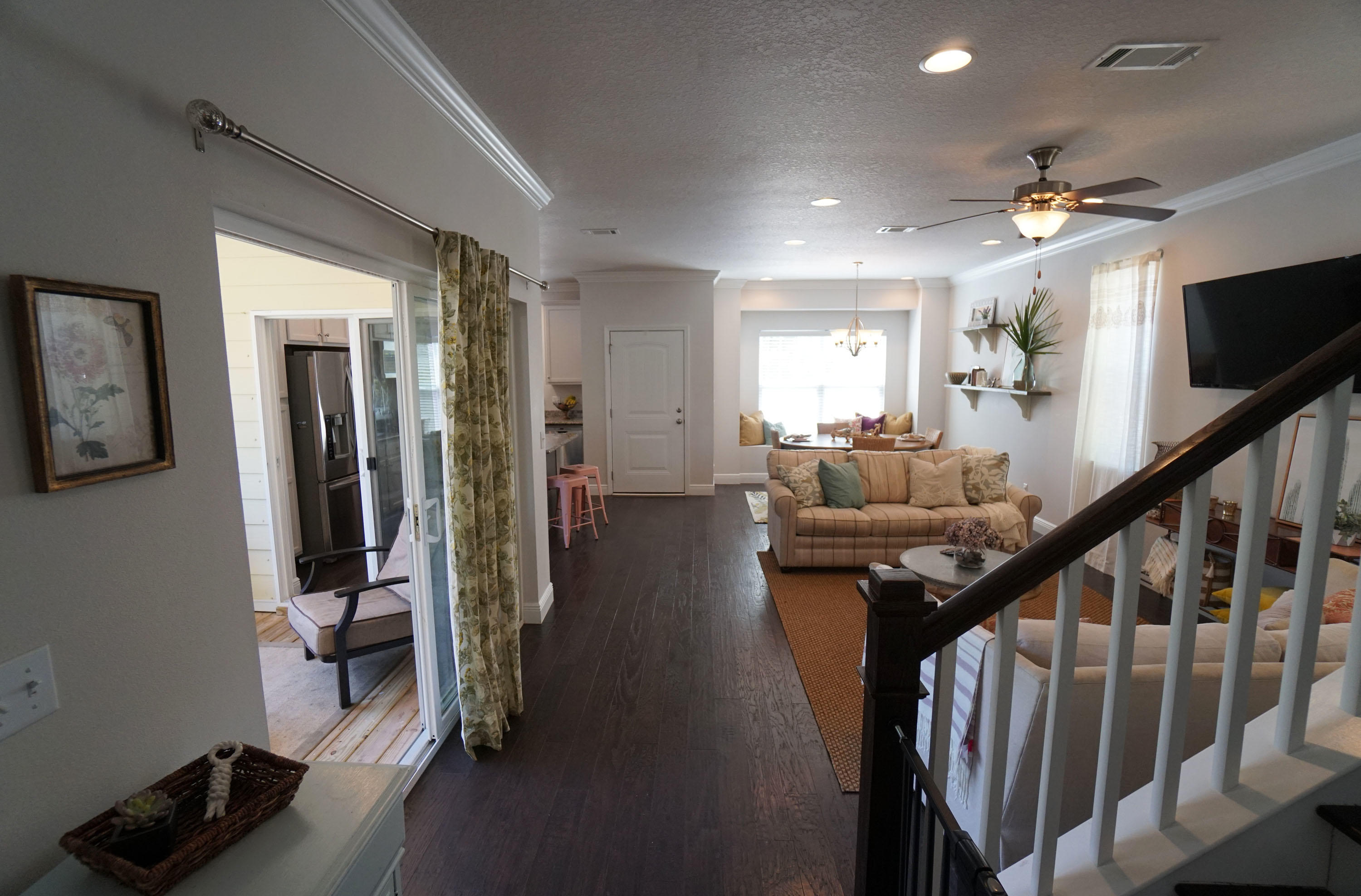 56 Sandpine Loop Inlet Beach, FL 32461 - Photo 12 of 22 a view of a livingroom with furniture and stairs