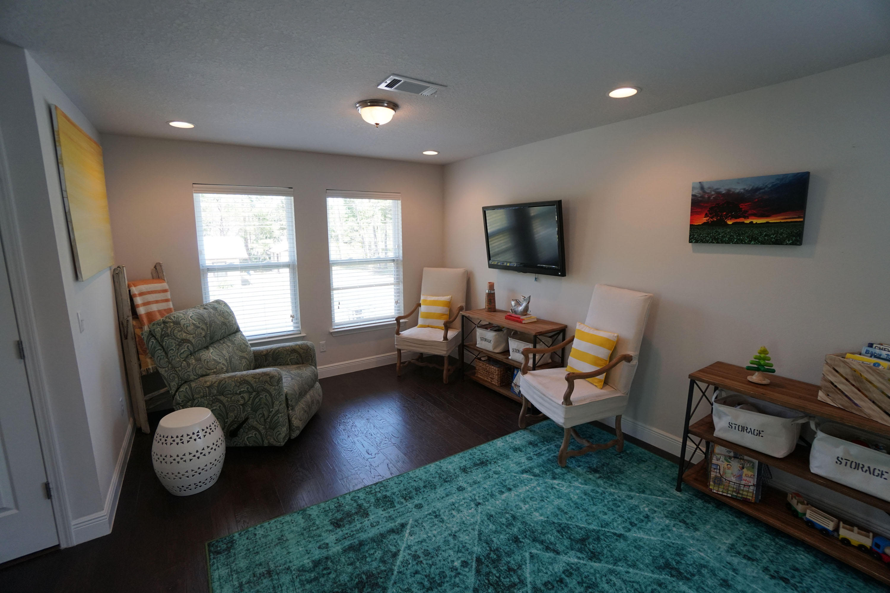 56 Sandpine Loop Inlet Beach, FL 32461 - Photo 14 of 22 a living room with furniture and a flat screen tv