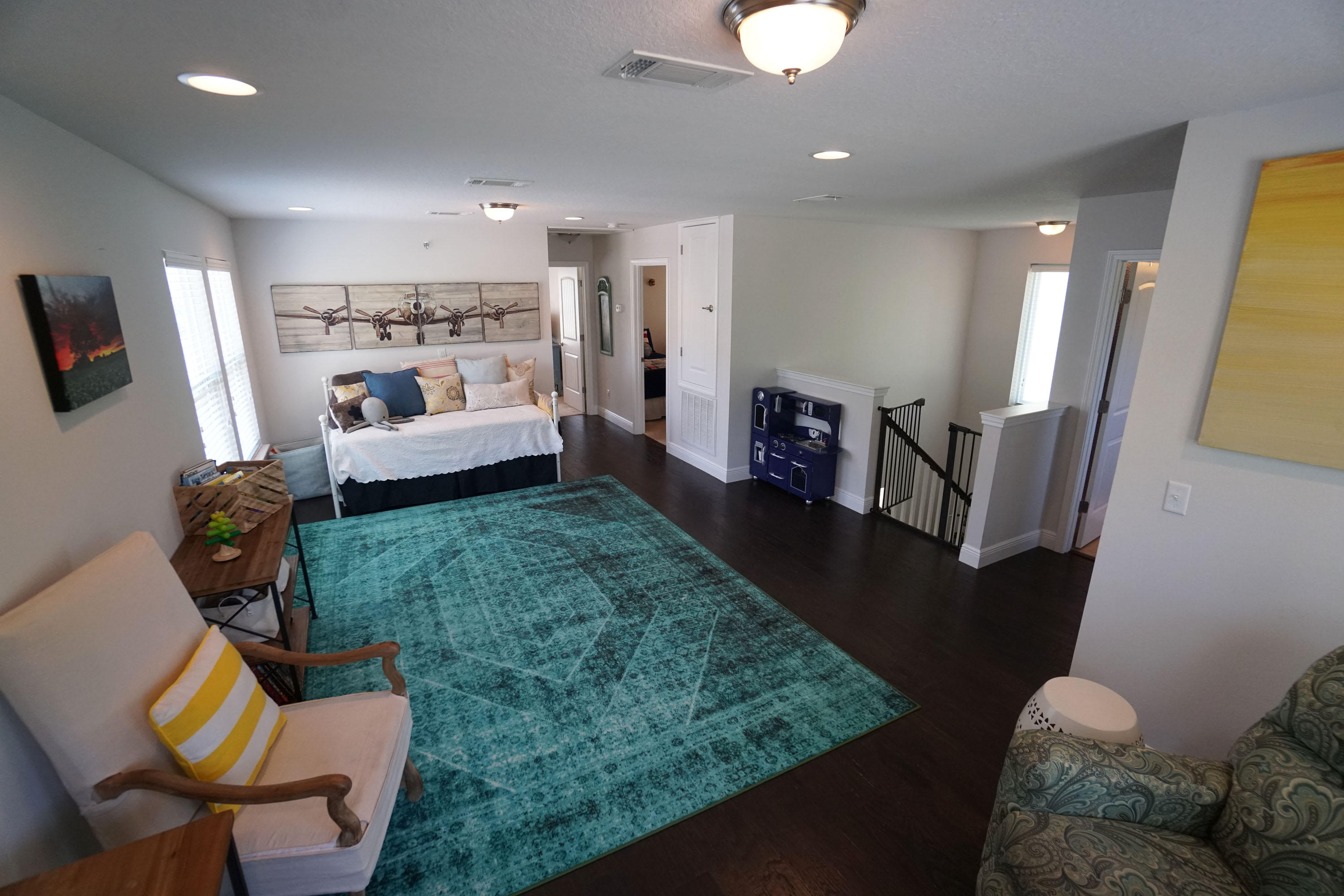 56 Sandpine Loop Inlet Beach, FL 32461 - Photo 16 of 22 a living room with furniture and a wooden floor