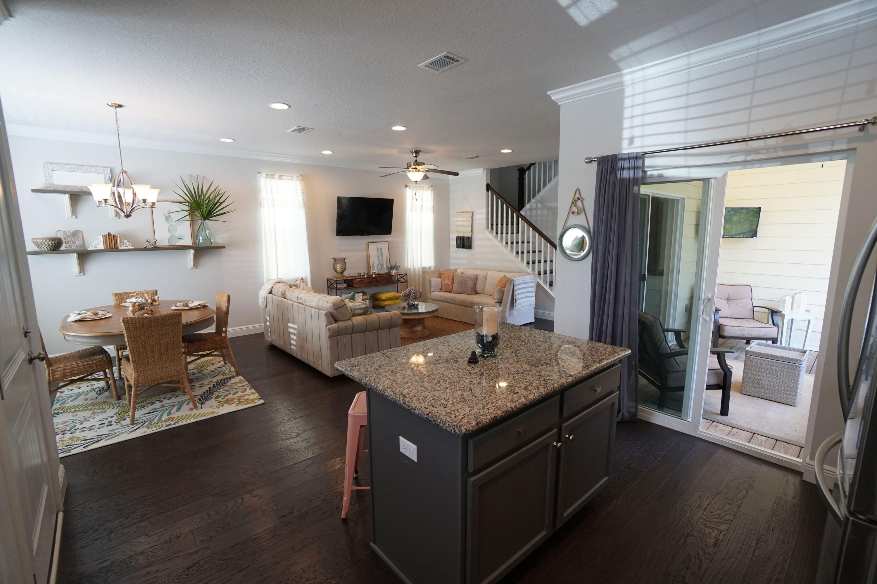 56 Sandpine Loop Inlet Beach, FL 32461 - Photo 5 of 22 a living room with furniture a table and chairs