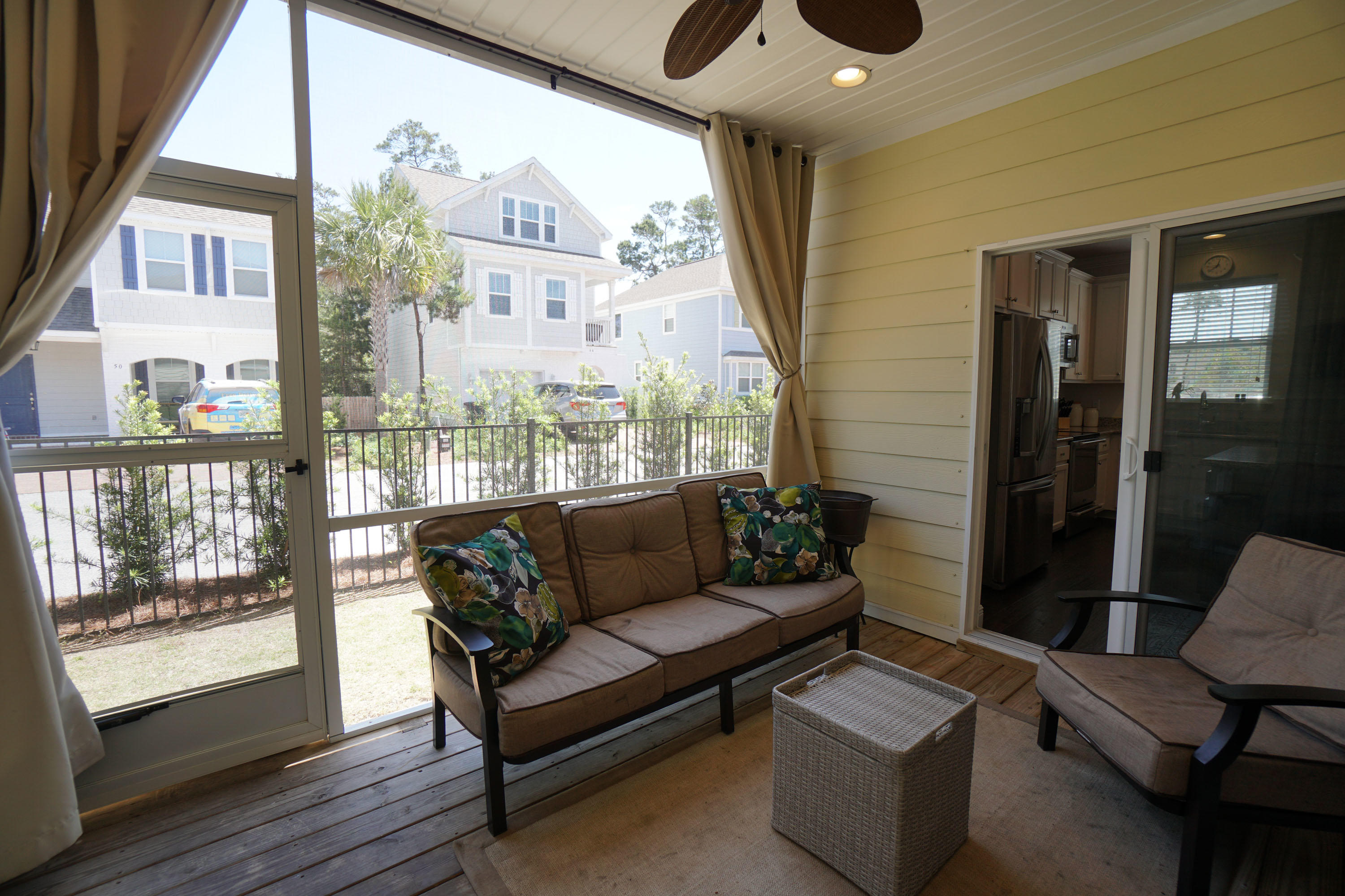 56 Sandpine Loop Inlet Beach, FL 32461 - Photo 8 of 22 a living room with furniture and a floor to ceiling window