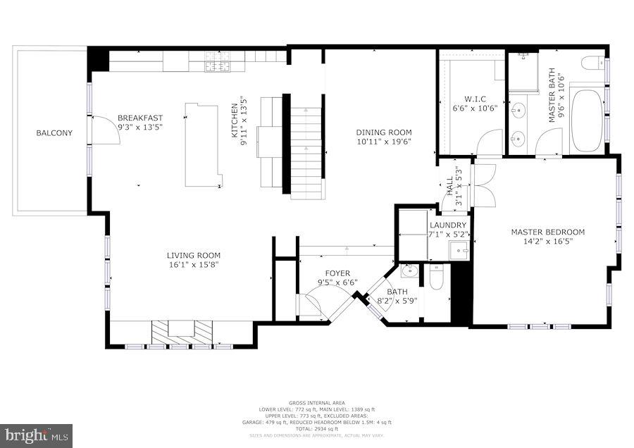 8761 Boulder Ridge Road Laurel, MD 20723 - Photo 42 of 44 Floor Plan