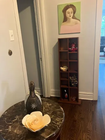 a room with wooden floor