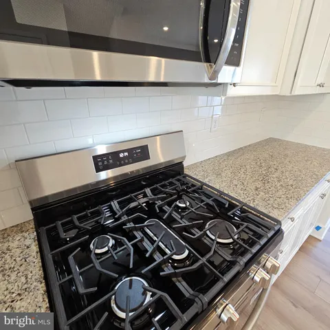 a close up of a stove