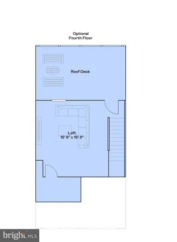 a picture of a bench in a building