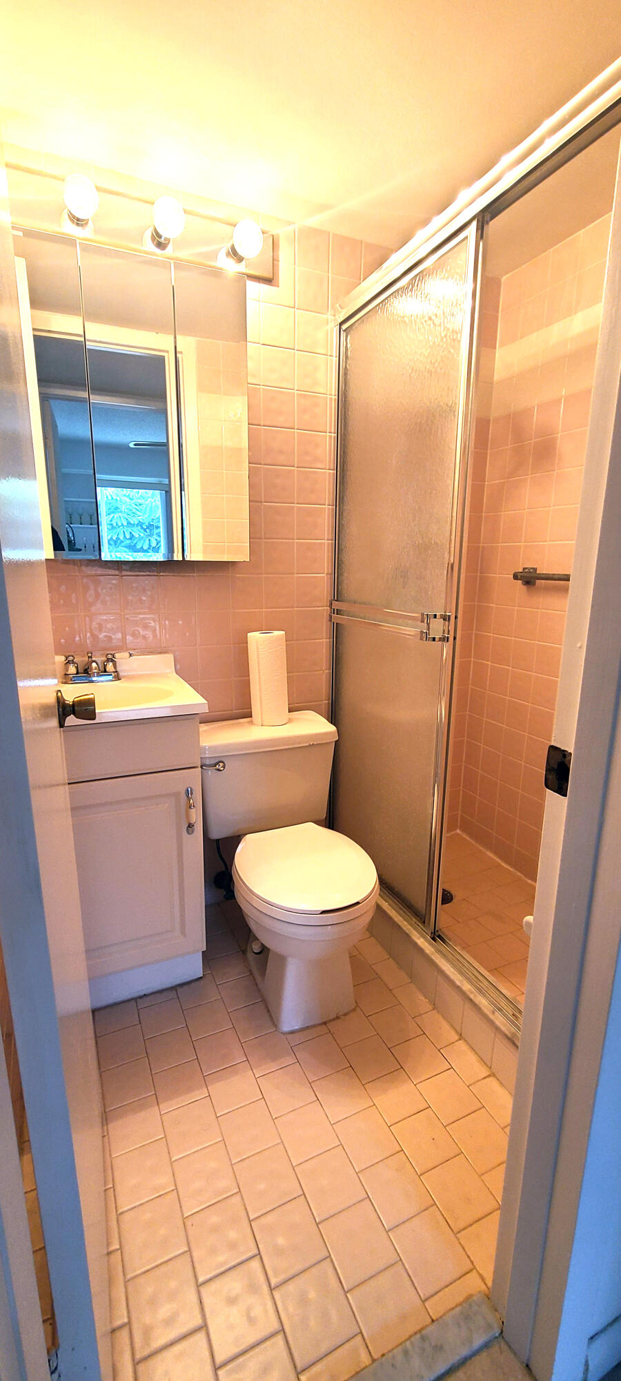 270 Suffolk F Boca Raton, FL 33434 - Photo 11 of 21 a bathroom with a toilet a sink and a mirror