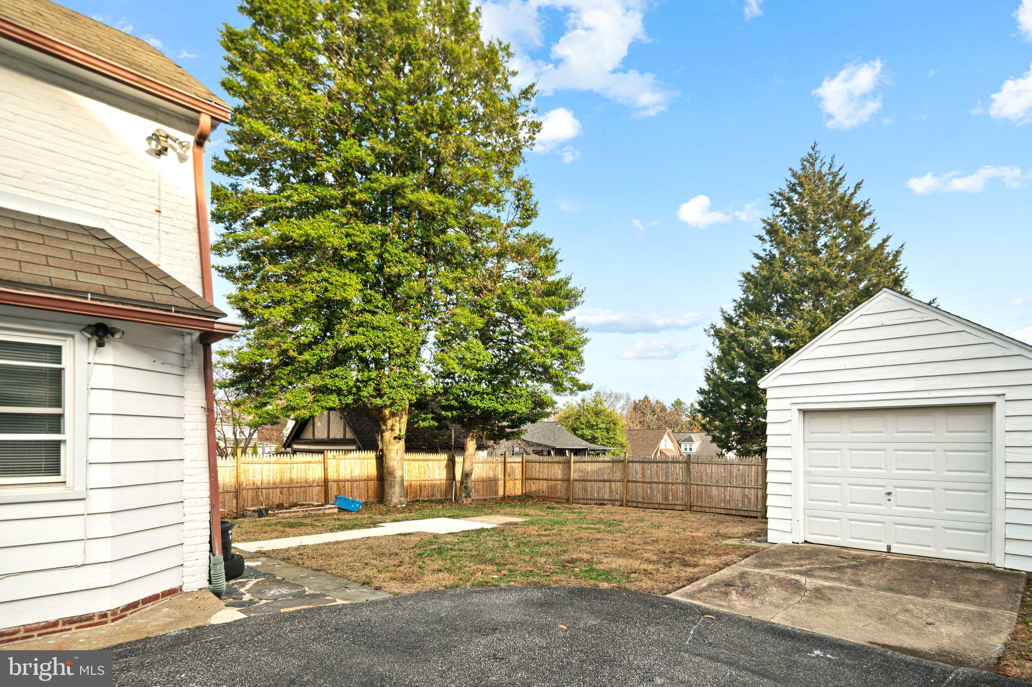 4310 State Road Drexel Hill, PA 19026 - Photo 20 of 24 a view of a backyard of the house