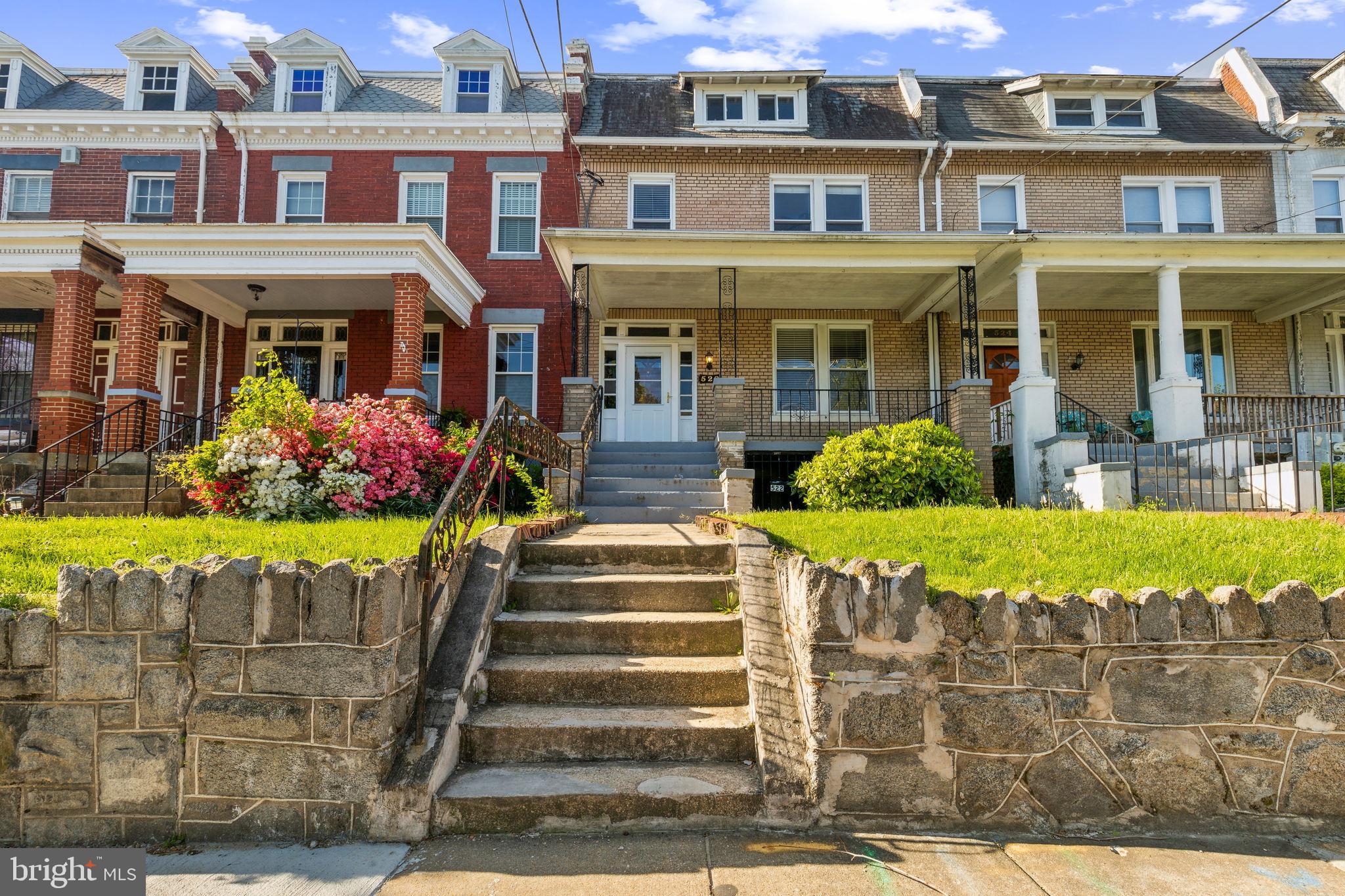 522 Randolph Street Northwest, Unit 1 Washington, DC 20011 - Photo 23 of 33 a front view of a house