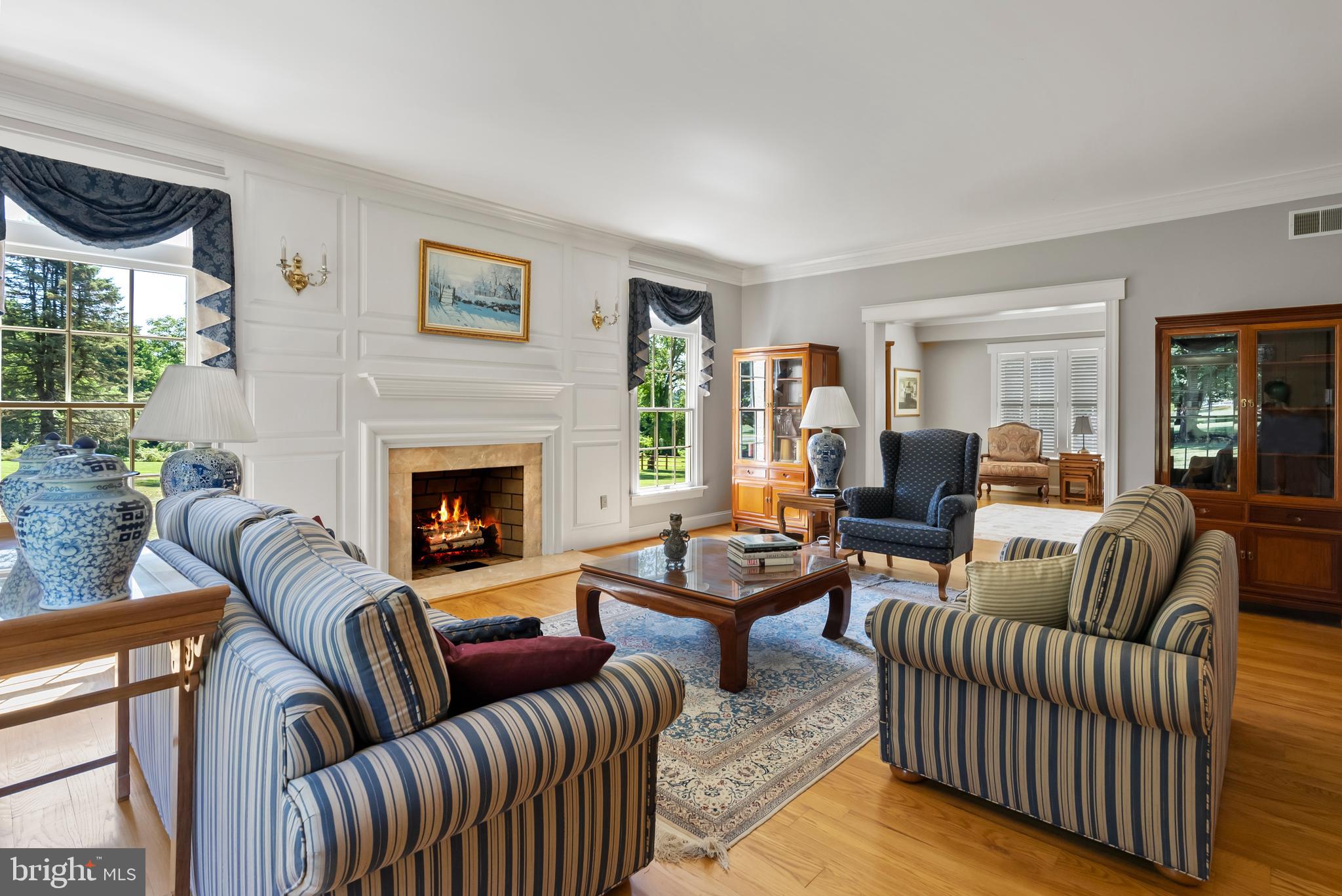 1843 Huntsman Lane West Chester, PA 19382 - Photo 10 of 78 Living Room with Fireplace